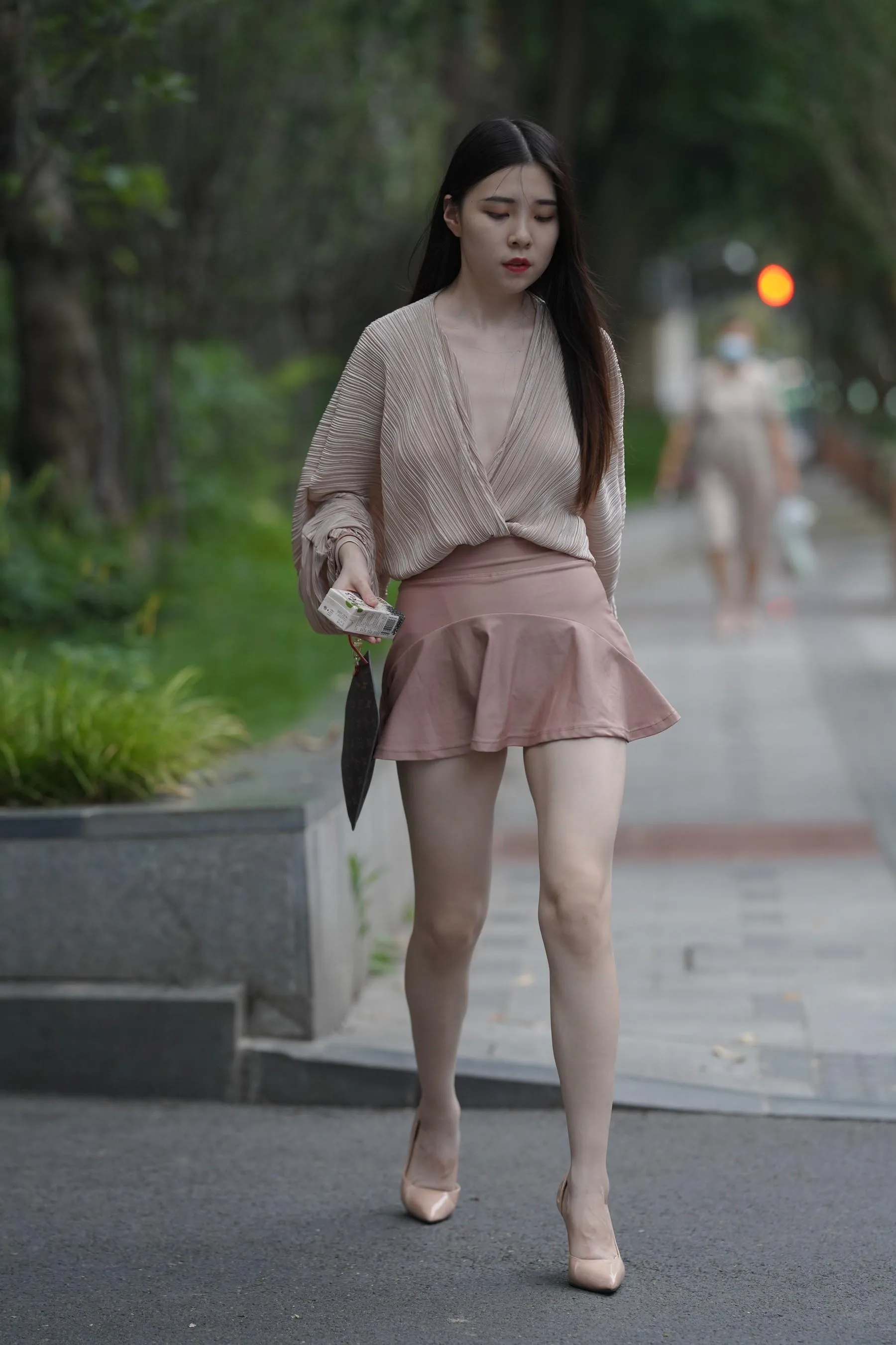 魔镜街拍 NO.167 可爱的粉色短裙小姐姐 [495P]插图